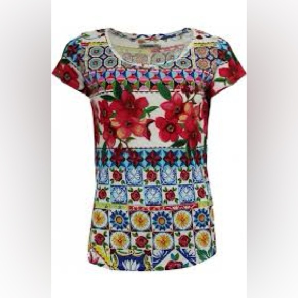 DESIGUAL
Corey Bold Floral T-Shirt - Picture 1 of 7